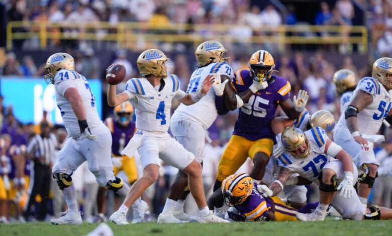 UCLA Bruins Football vs LSU Tigers Football Match Player Stats